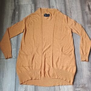 Alexander + David Women's Open-Front Cardigan Sweater - Warm Camel